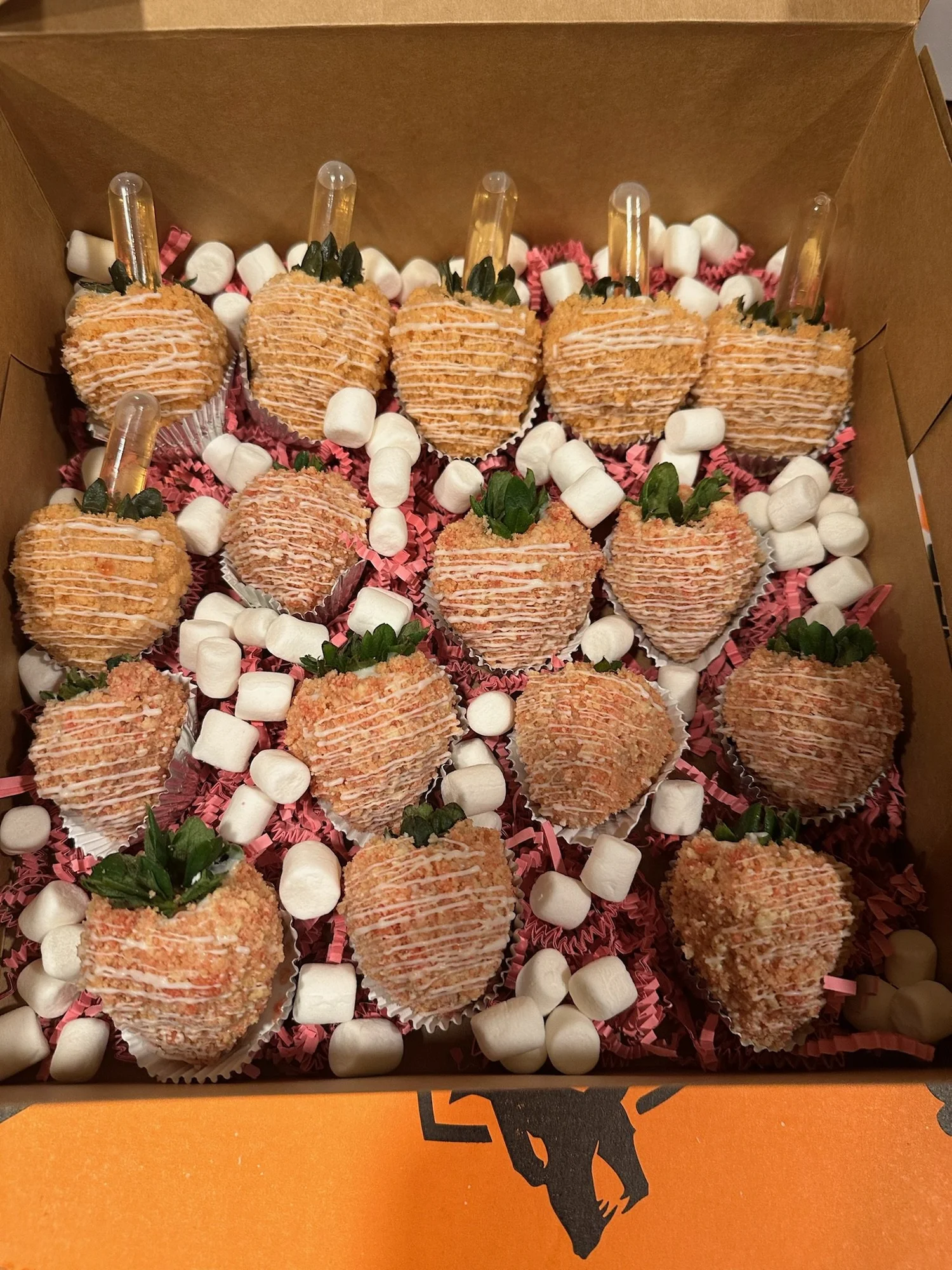 Gourmet chocolate-covered strawberries
